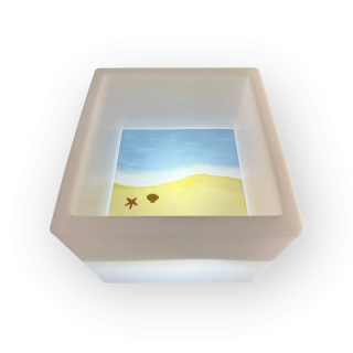 Pláž - Podložka na světelný stůl KOSTKA